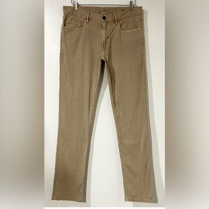Faherty Comfort Twill 5-Pocket 2.0 Khaki 32